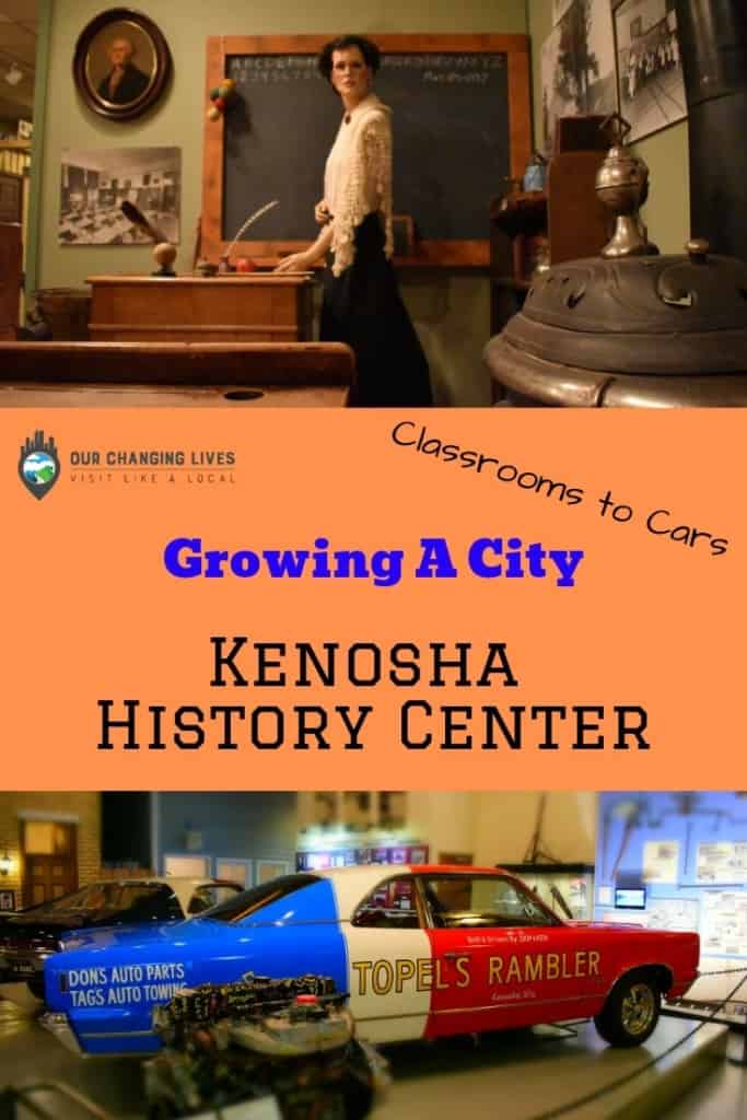 Growing a city-Kenosha History Center-Kenosha Wisconsin-automobiles-Lake Michigan-streetcars-Rambler-Jeffrey-AMC