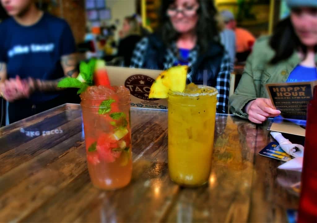 Happy Hour is the perfect excuse for some delectable drinks at KC Taco Company.