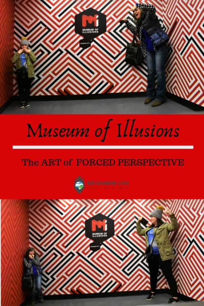 The art of forced perspective-Museum of Illusions KC-optical illusions-Union Station-Kansas City