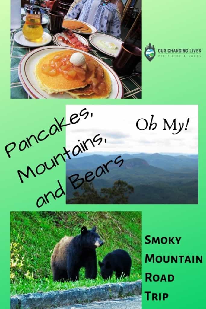 Smoky Mountain road Trip-pancakes-mountains-bears-miniature golf-dining-Blue Ridge Parkway-Asheville