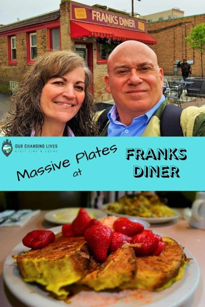 Massive PLates at Franks' Diner-Kenosha, Wisconsin-historic diner-breakfast-Garbage Plate-French Toast-travel-midwest dining