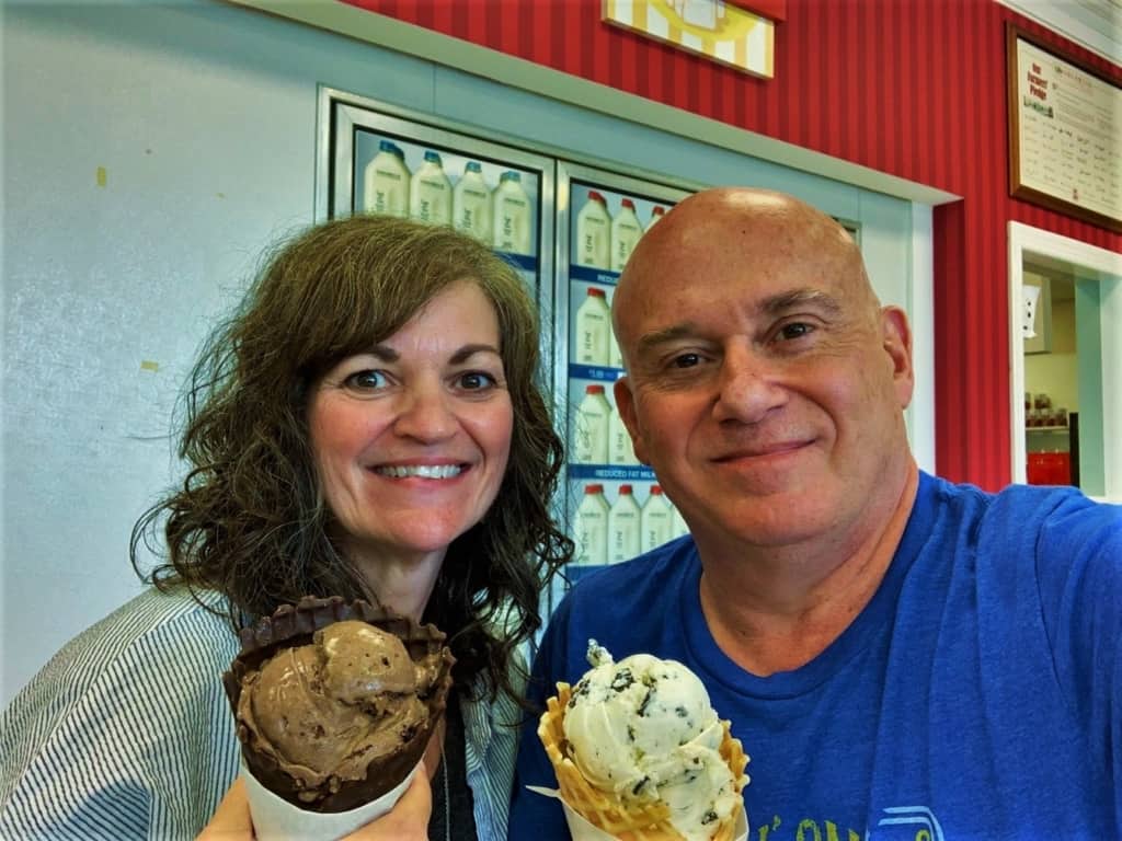 The authors made sure to test our the tasty treats at Oberweis Dairy on multiple visits. 