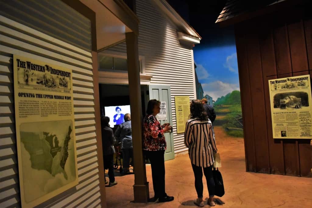 Information exhibits show what life was like leading up to the start of the Civil War.