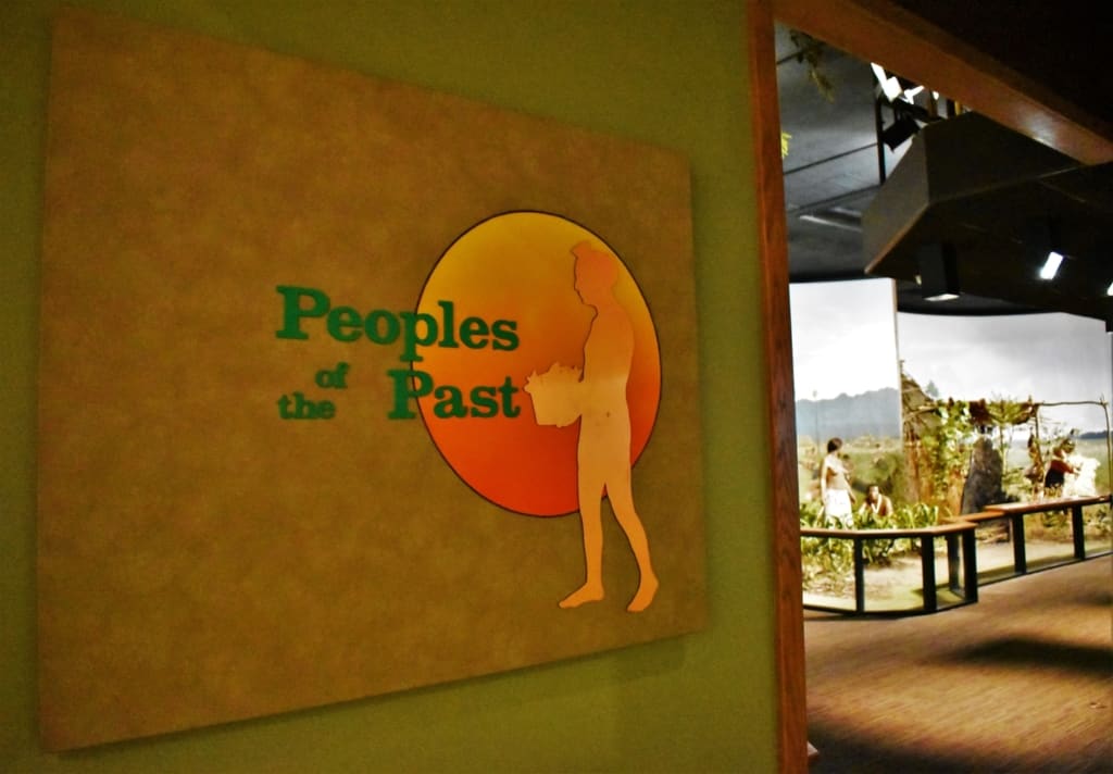 Peoples of the Past is an exhibit designed to highlight the Native Indian Tribes that once occupied the region. 