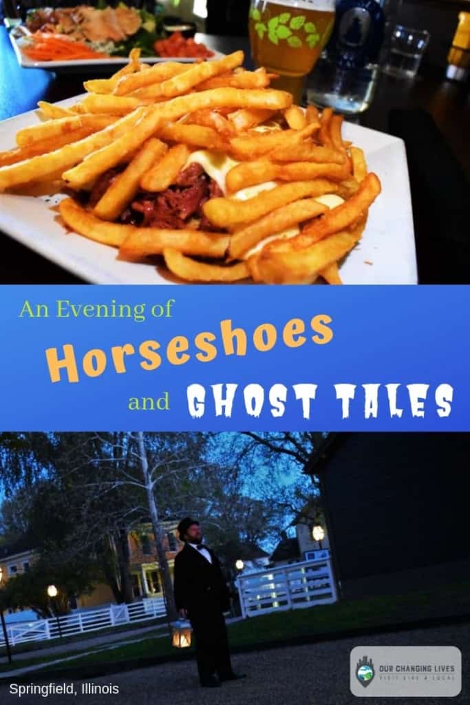 An evening of horseshoes and ghost tales-Horseshoe-Springfield Walks-Obed & Isaac's Microbrewery-Springfield, Illinois-Abraham Lincoln-history tour-ghost tour