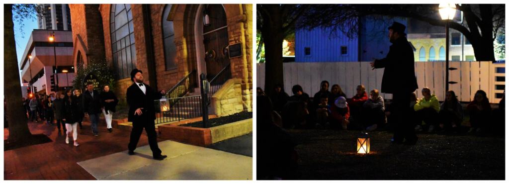 Taking a ghost tour, in downtown Springfield, is a fun experience for all ages. 