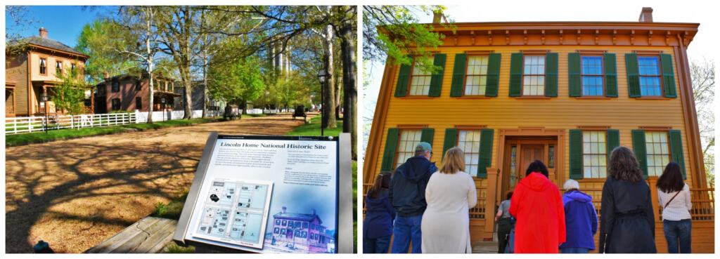 We enjoyed exploring all of the historic homes located around the Lincoln house. 