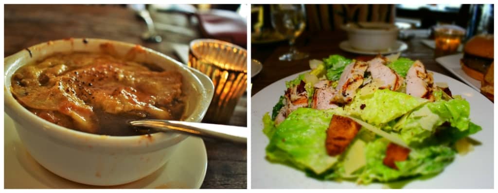 Dining at the 1844 Mash can be as simple as some soup and a salad. 