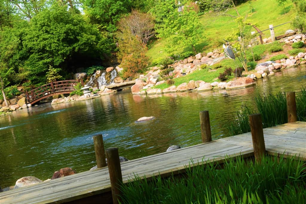 A peaceful setting helps you to slow your pace, while visiting the Dubuque Arboretum.
