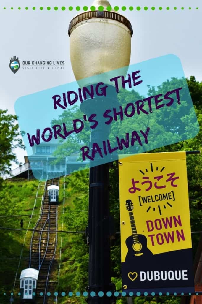 Riding the World's Shortest Railway-downtown Dubuque-Iowa-Fenelon PLace Elevator-attractions-railway-elevator