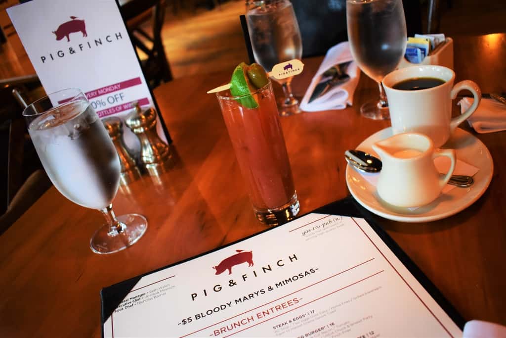 Pig and Finch is a good brunch destination located in Kansas City.
