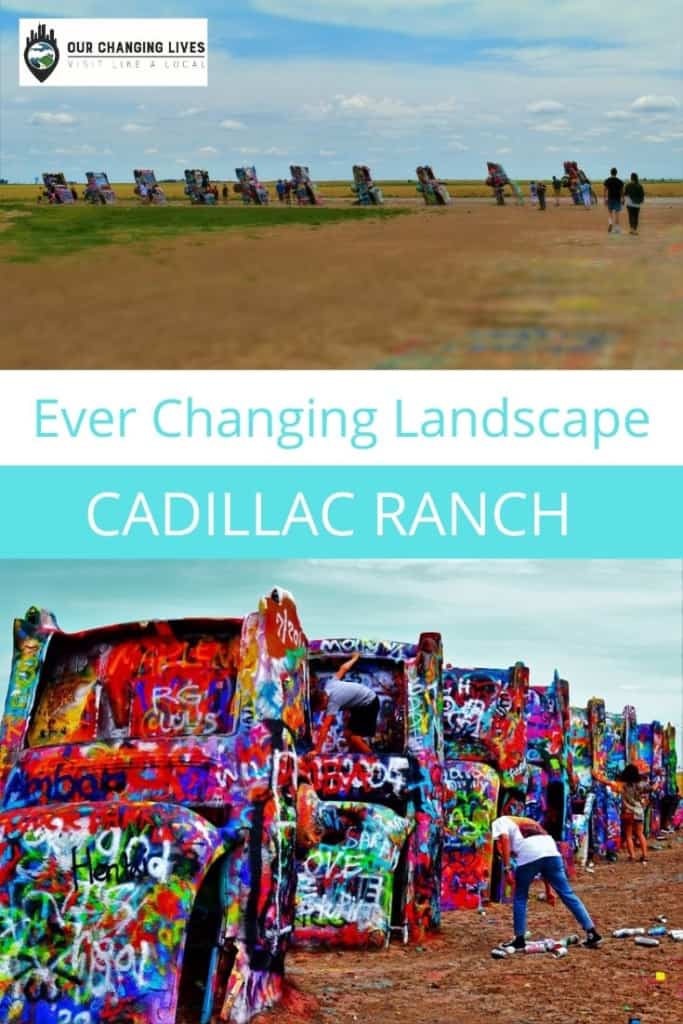 Ever Changing Landscape-Cadillac Ranch-Amarillo, Texas-Route 66-art installation-tourist attraction