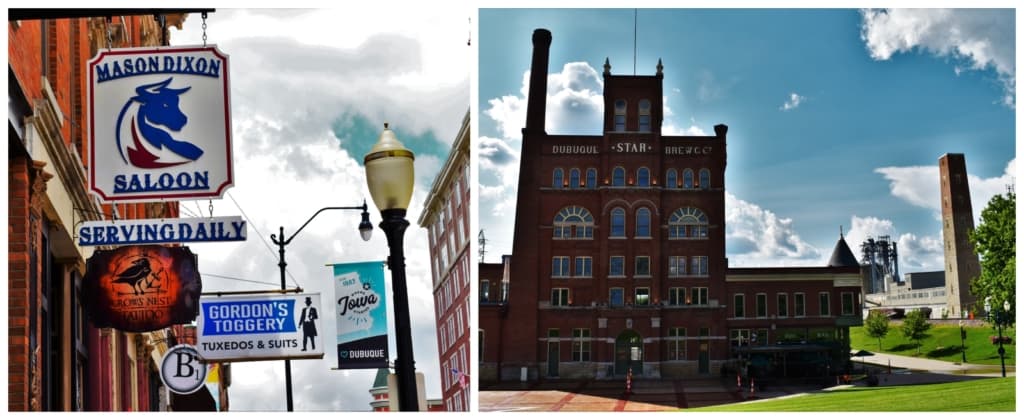 Strolling the streets of downtown Dubuque offers a walk back in history.