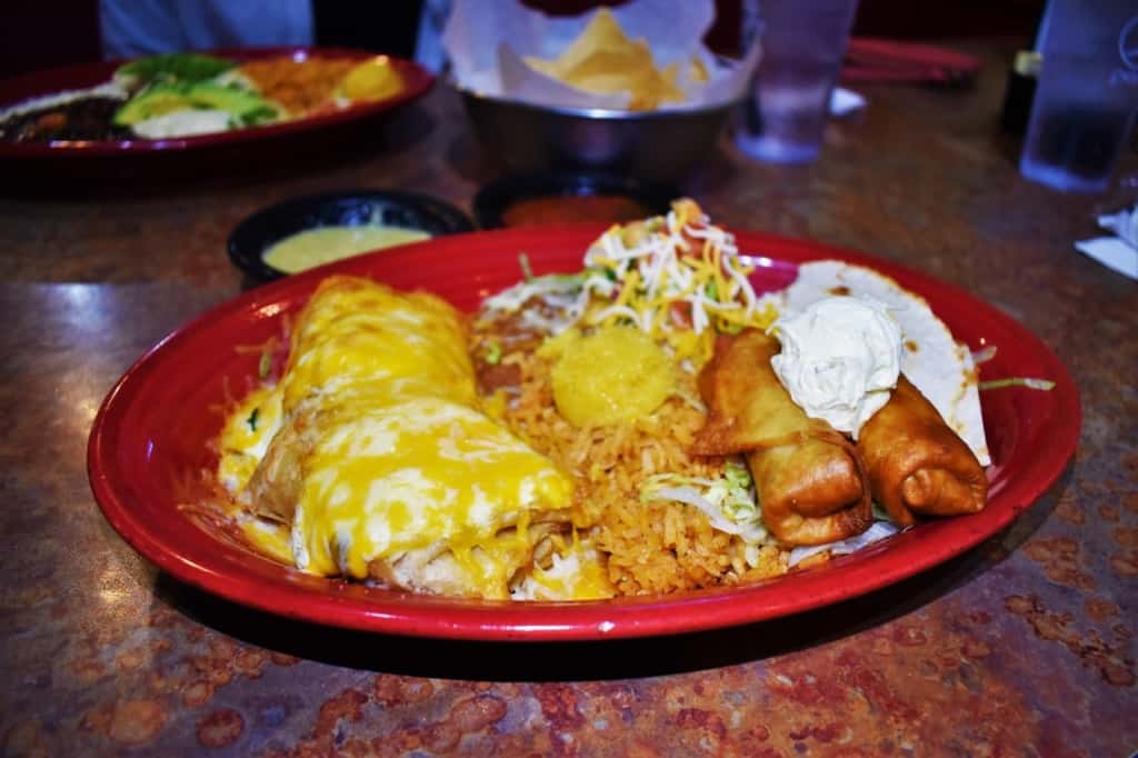 The Mi Ranchito Sampler platter is filled with flavors brought from the hacienda to the heartland. 