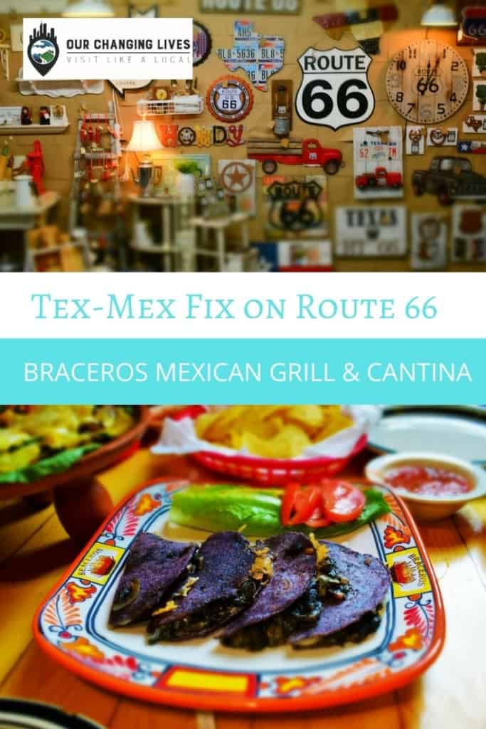 Tex Mex fix on Route 66-Braceros Mexican Grill & Cantina-Mexican cuisine-tacos-Route 66-Amarillo, Texas
