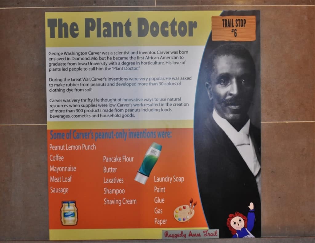George Washington Carver was an important figure in agricultural development.