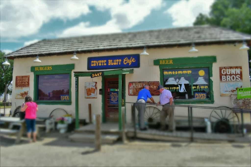 The small size of Coyote Bluff Cafe hides the huge favors that are found inside this Amarillo restaurant. 