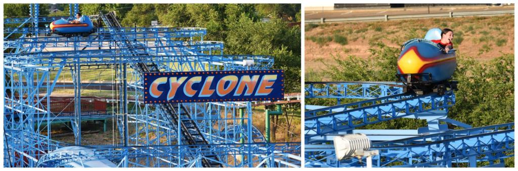 The Cyclone is an older roller coaster but it still offers plenty of thrill to riders. 