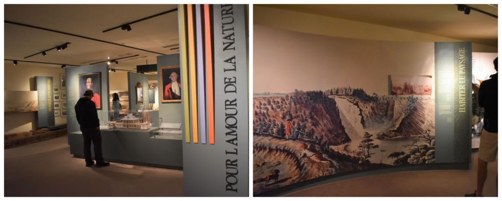The interpretation center gives some vital history of Montmorency falls and the surrounding area.