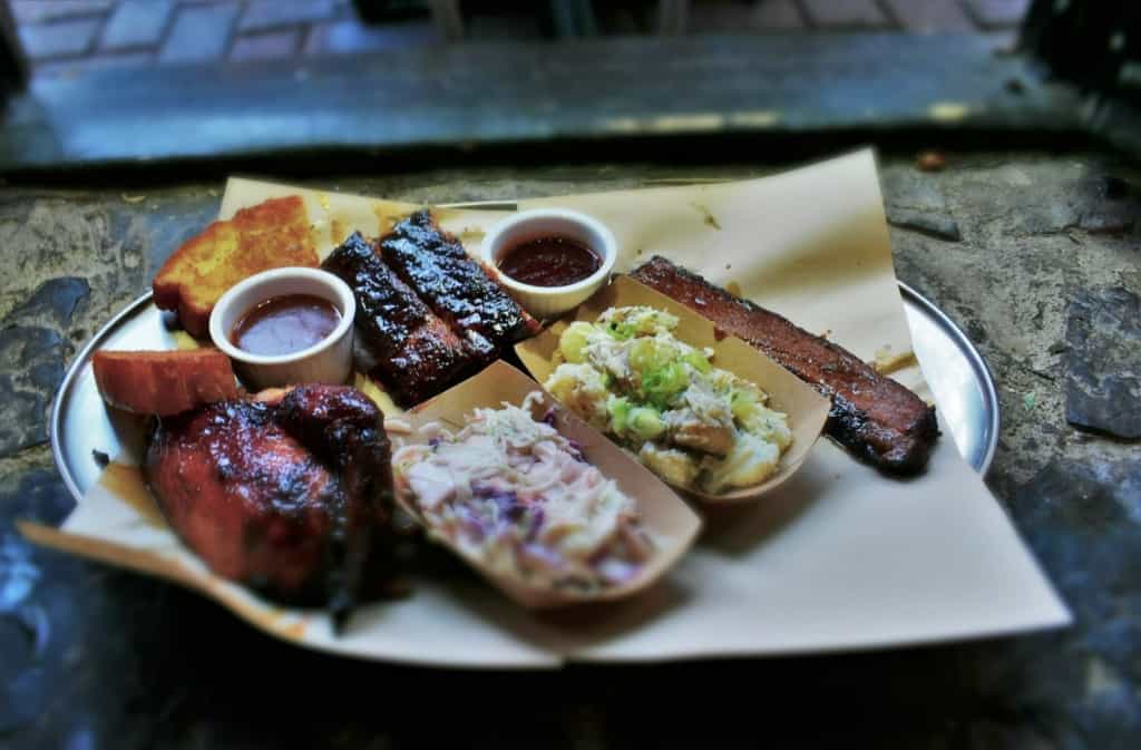 Visiting a Quebec Smoke House allowed us a chance to sample some amazing smoked meats and side dishes. 