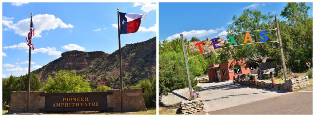 Texas Outdoor Musical is located inside Palo Duro canyon near Amarillo, Texas.