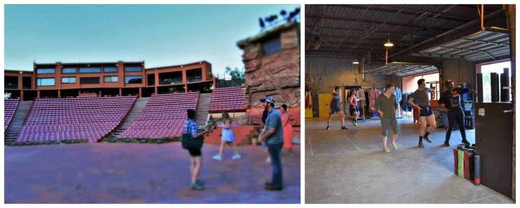 A backstage tour helps visitors understand all of the work that goes into the Texas-sized fun.