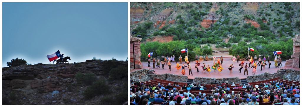 Texas Outdoor Musical is a live theater production set inside of Palo Duro Canyon near Amarillo, Texas.