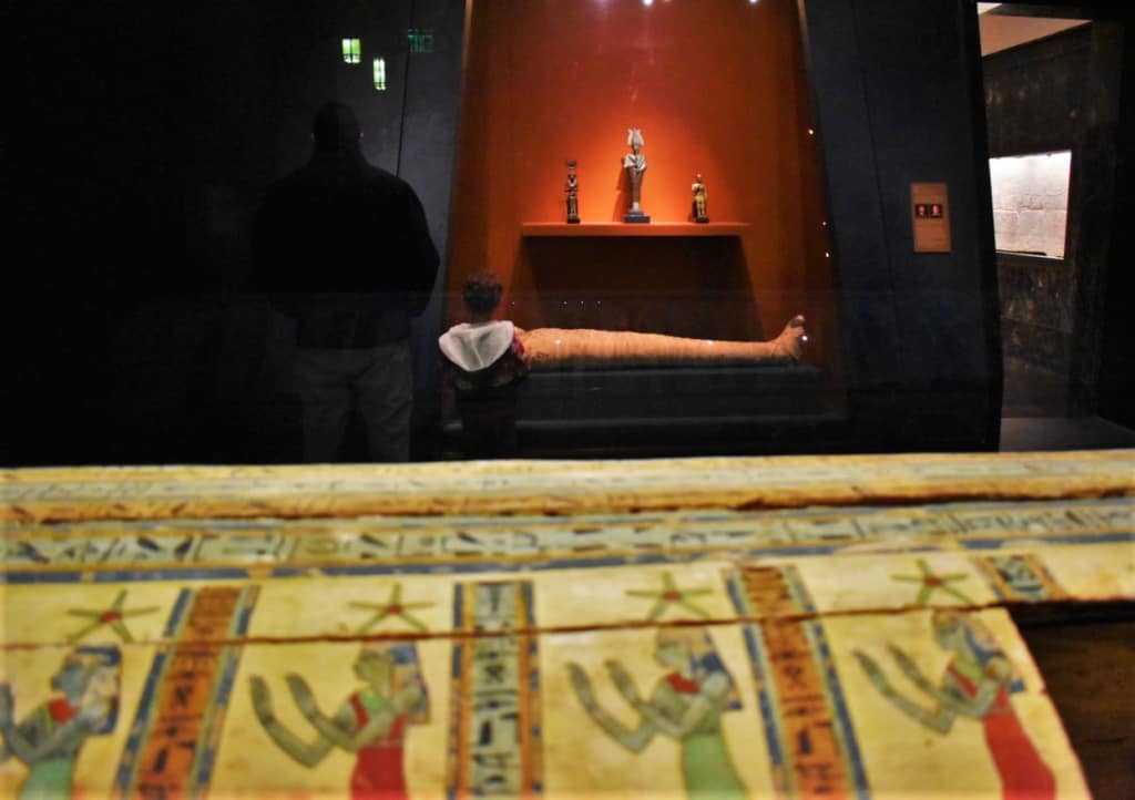 Ancient Egyptian pieces are popular with all ages of visitors. 