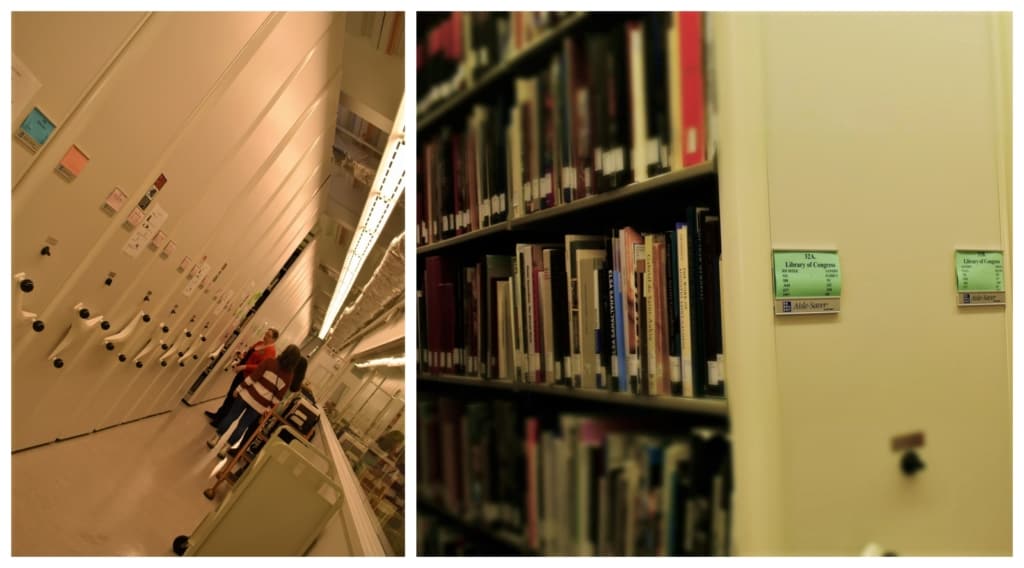 Seeing the details of the underground resource library left us in awe of the staff who manage this immense collection. 