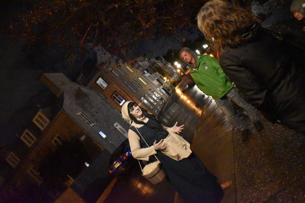 Our tour guide, marie, imparted us with plenty of haunting tales from the early days of Quebec City.