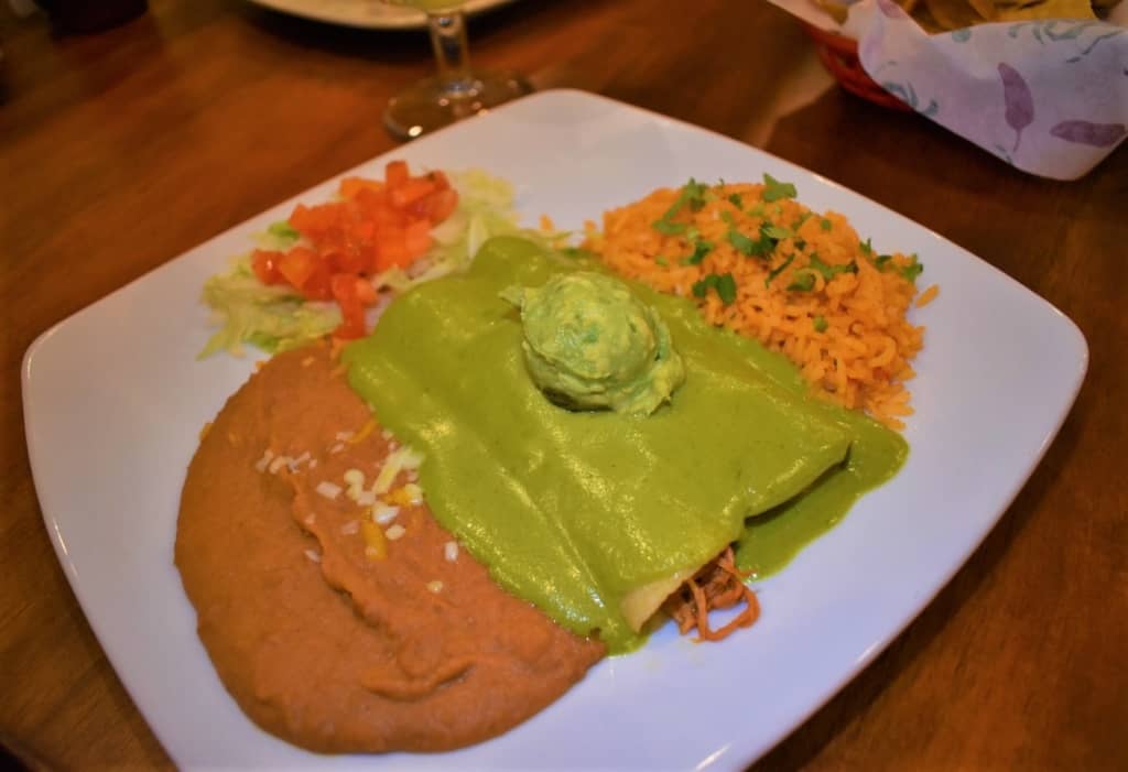 Avocado Enchiladas live up to their name by bringing the bright green to the dinner table. 