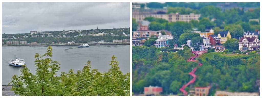 The views from Upper Town, in Quebec City, are an extra benefit for visitors to the most European city in north America.