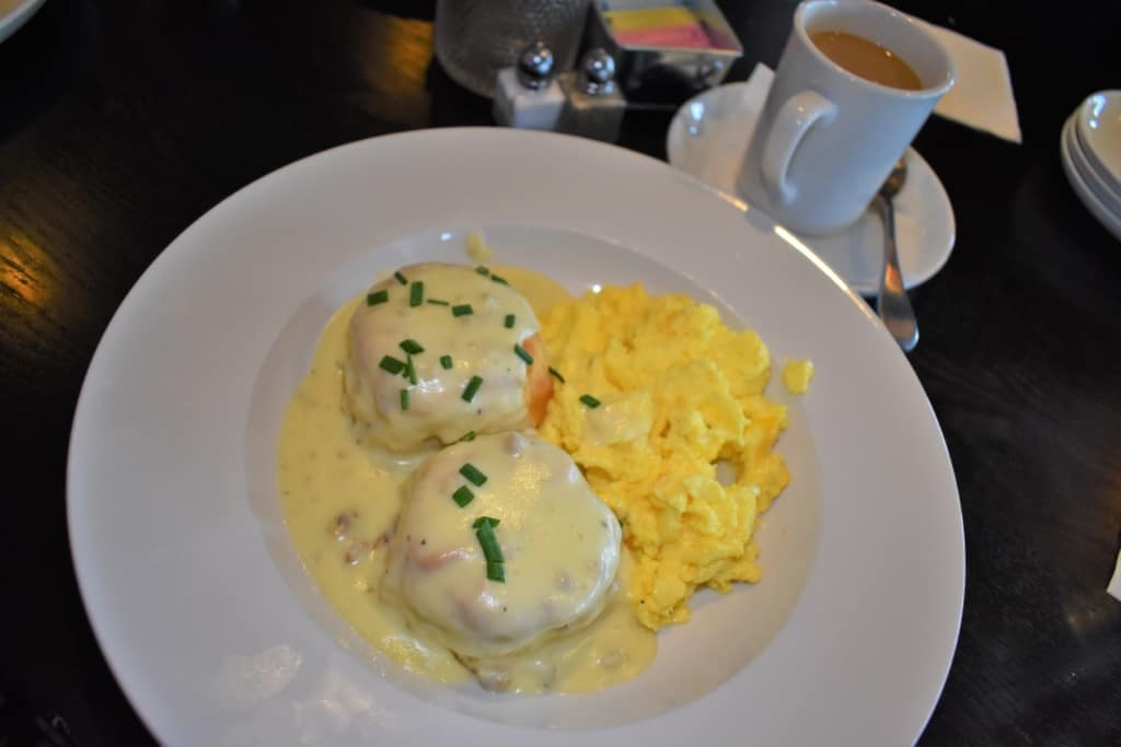 The biscuits and gravy are receiving special attention as they are dressing up brunch at Summit Grill.