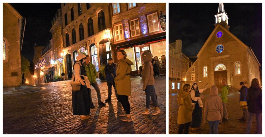 A ghost tour offers guests new ways to learn some interesting history about Lower Town.