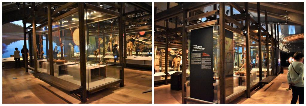 A permanent display at the Museum of Civilization showcases the native tribes of the Quebec region.