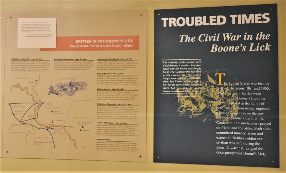 The Civil War was sparked by actions between abolitionist and slavery factions in the Missouri-Kansas regions. 
