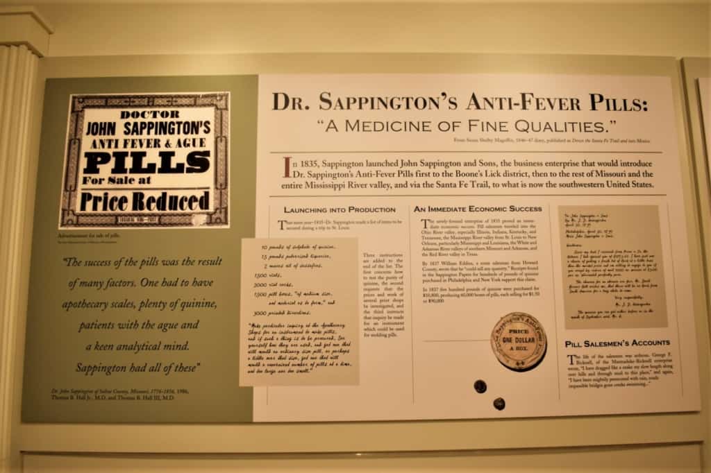 Anti-malaria pills were effective in stopping the spread of the disease in the frontier. 