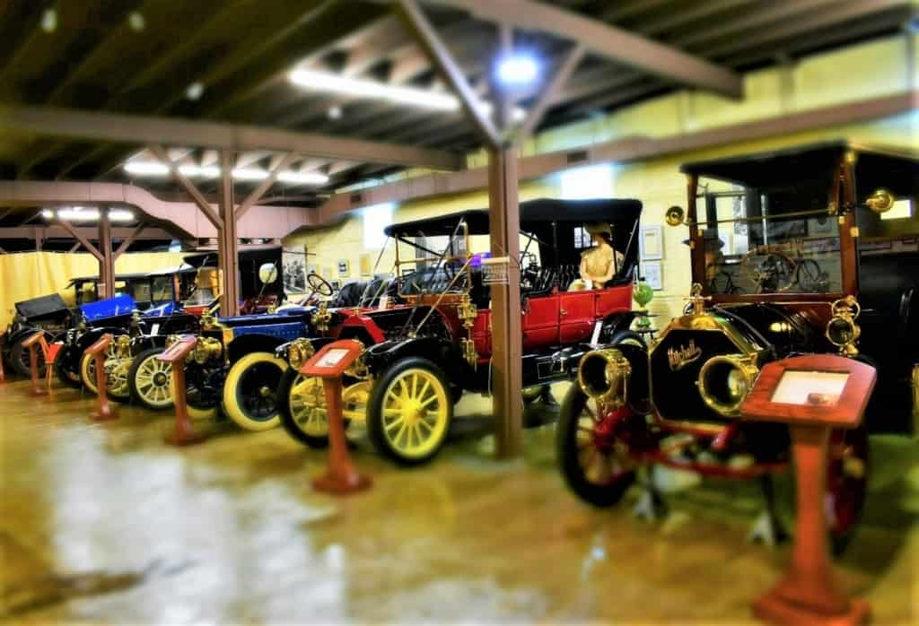 The Mitchell Car Museum is filled with exquisite examples of early automobile design. 