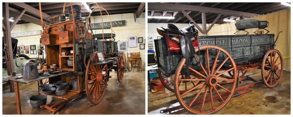 The Mitchell Car Museum has a couple of examples of the wagons that put the Mitchell family on the map. 