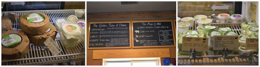 You can find an assortment of cheeses at Green Dirt Farm. 