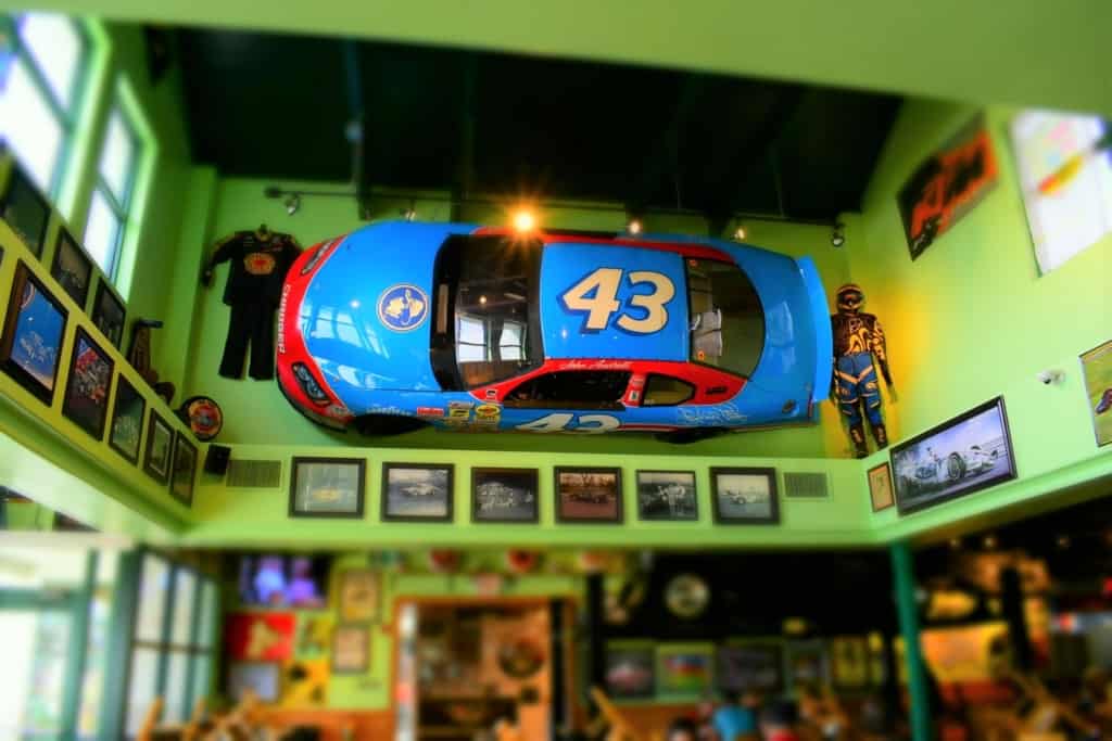 Seeing a Richard Petty NASCAR race car had us starting ur engines to do more exploring of this place. 