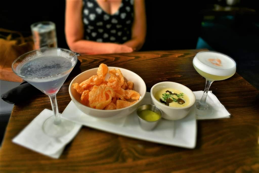 The addition of chicharrons with the Queso Dip made this appetizer extra special during our visit to Brown & Loe. 
