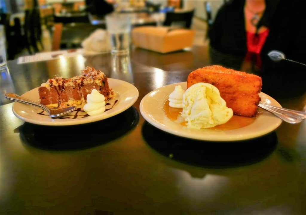 Even with full bellies, we found enough room for a couple of decadent desserts. 