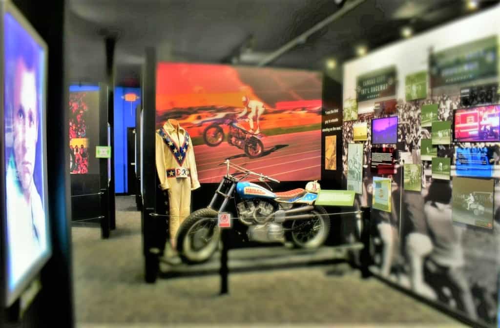 The Evel Knievel Museum is filled with this showman's escapades. 