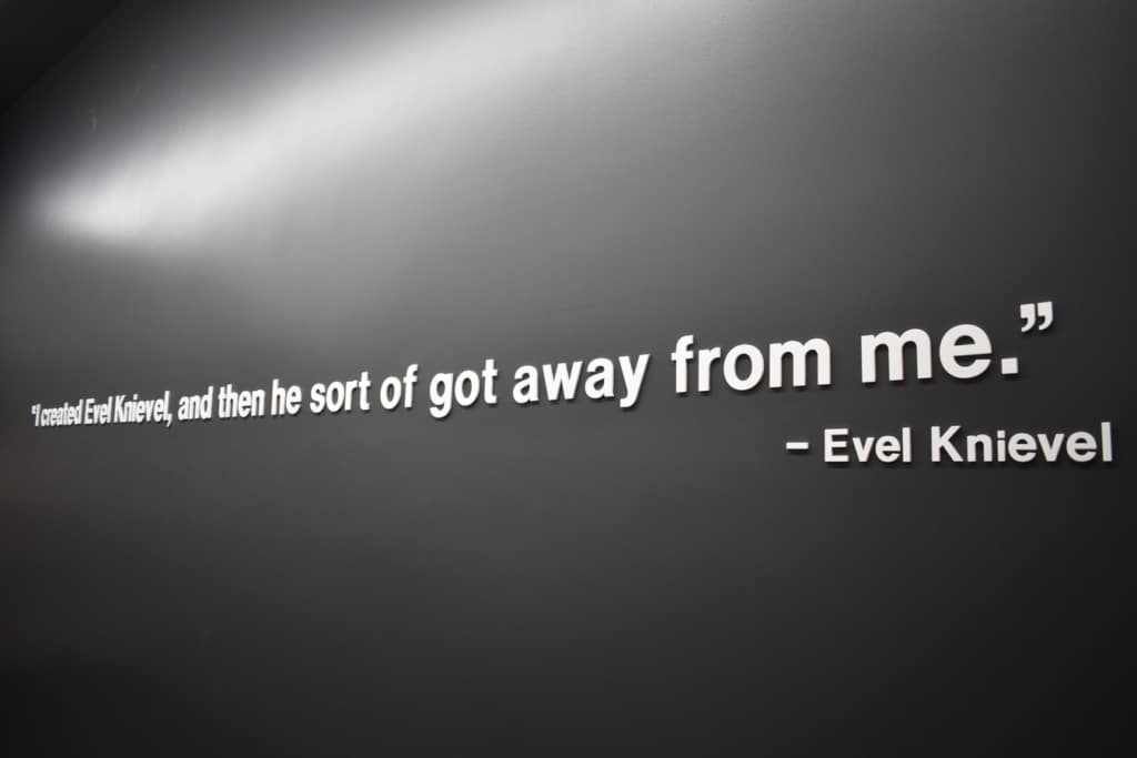 One of his most iconic quotes tells the story of how Evel Knievel was always the showman. 