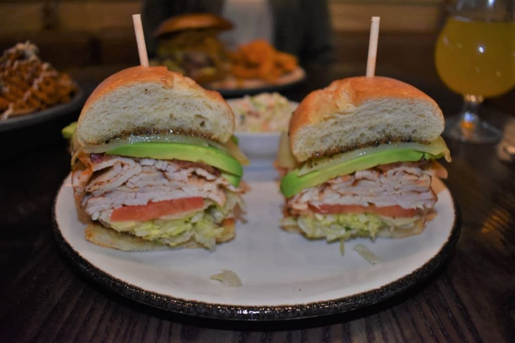 Crystal loved the Smoked Turkey Club that featured sneaky good eats and meat from Char Bar. 