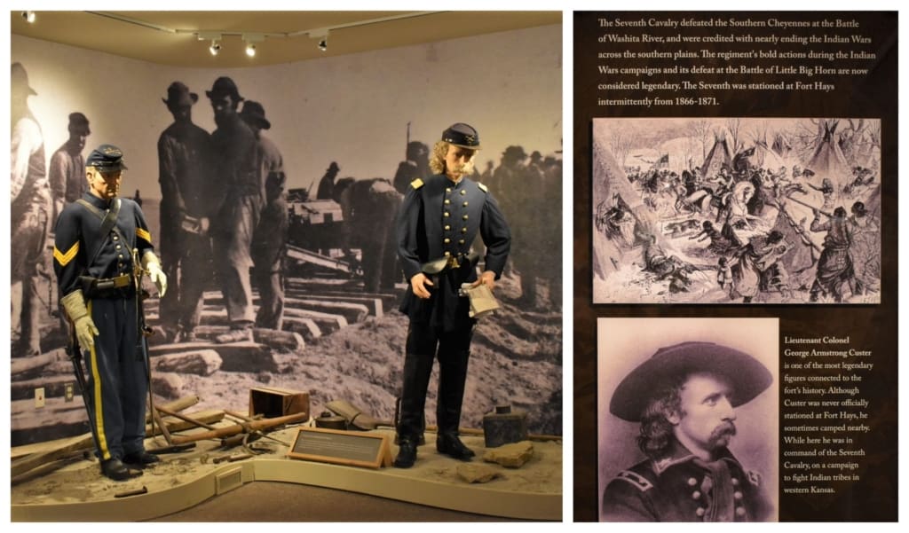 George Custer is one of the infamous characters who spent time stationed at Fort Hays. 