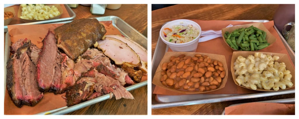 The smoky flavors of Midwest barbecue come through in each bite of a meal at Wayne's BBQ.