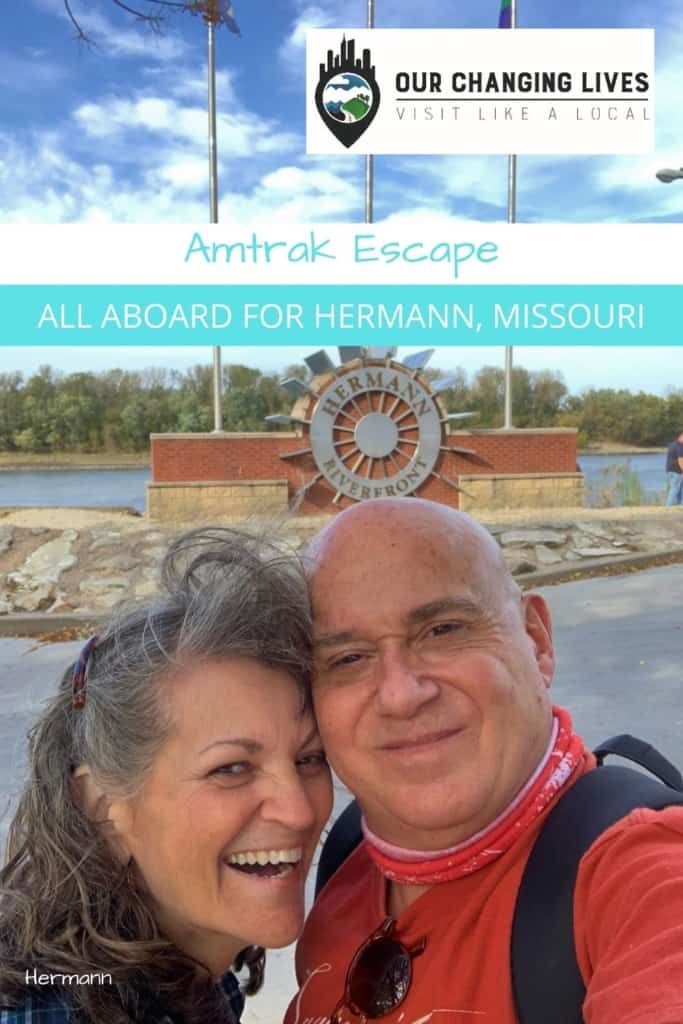 Amtrak Escape-Hermann, Missouri-German culture-weekend trip-ride the rails-trains-train travel