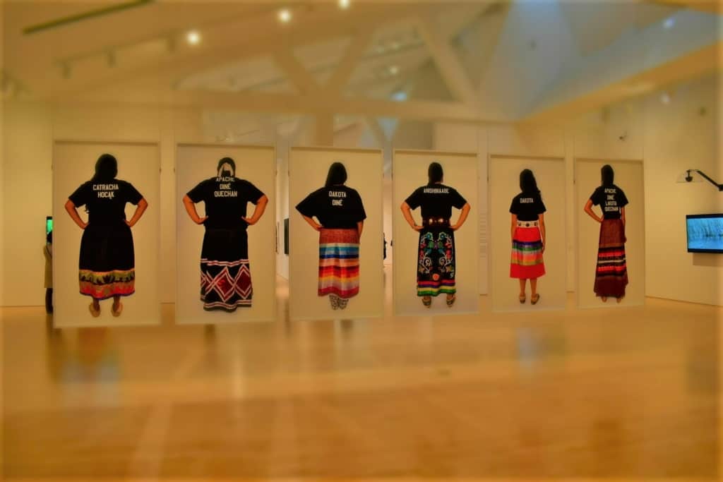 An exhibit at the Kemper Museum highlights the struggles of native American women. 